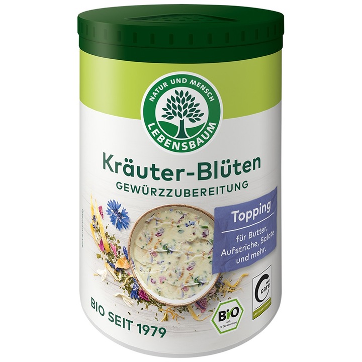 Sare cu flori pentru salate bio, 25g, Lebensbaum