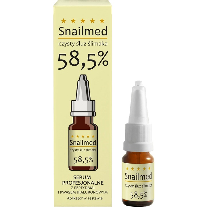 Ser anti-imbatranire, Snailmed, Mucus de melc, 8 ml
