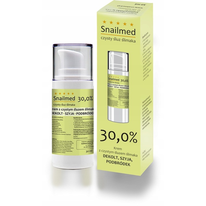 Intenzív regeneráló krém nyakra és dekoltázsra, Snailmed, 30 ml