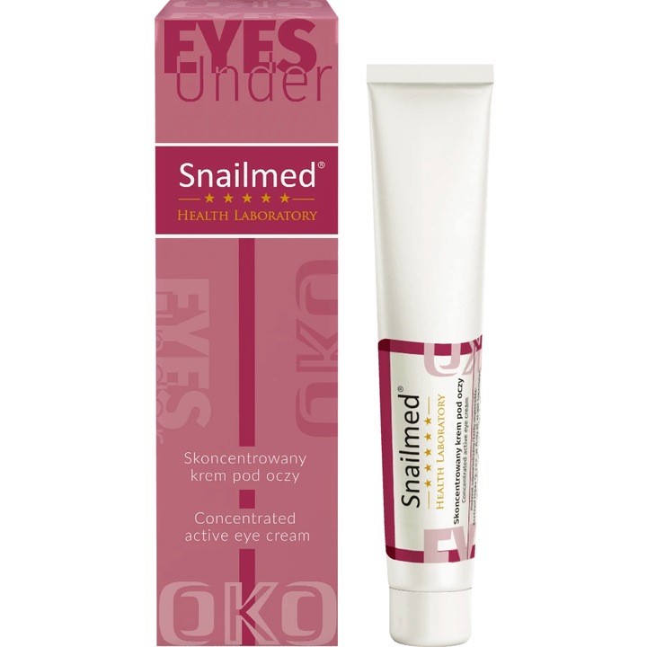 Crema de ochi, Snailmed, Riduri, cearcane, anti-imbatranire, 25 ml