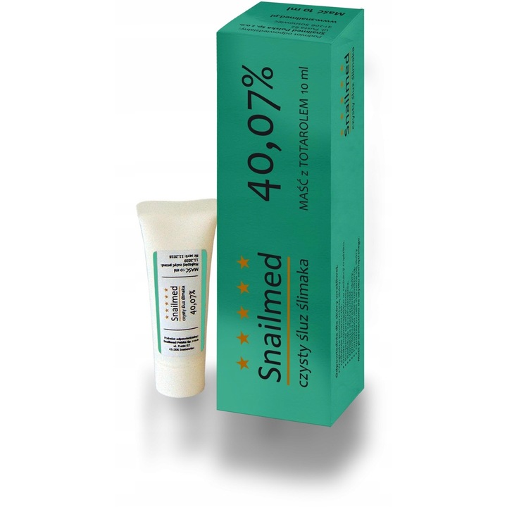 Kenőcs pattanások csökkentésére, Snailmed, Csiga nyálka, Hidratáló, 10 ml