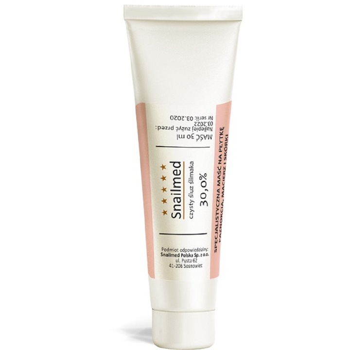Unguent pentru maini si unghii, Snailmed, Mucus de melc, Regenerare, 30 ml