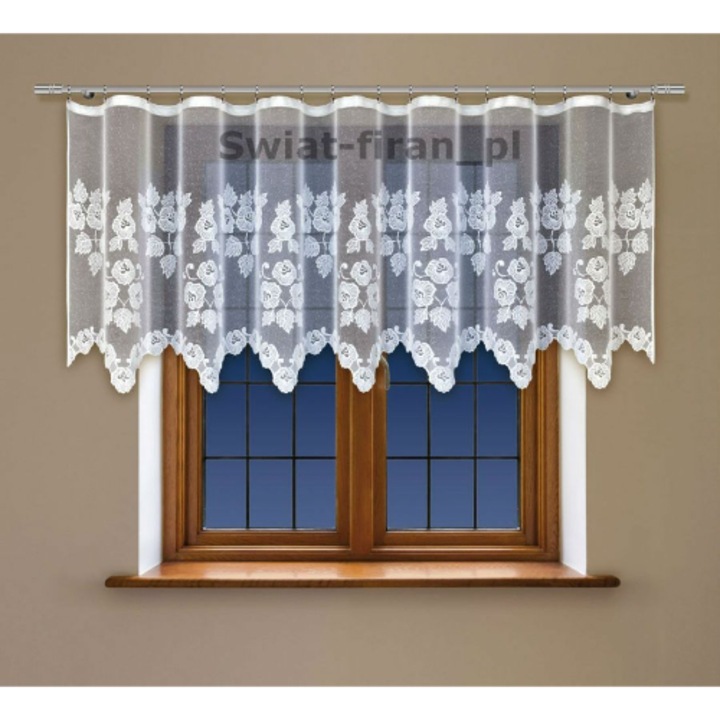 Perdea, Forta, 300x90 cm, Alb