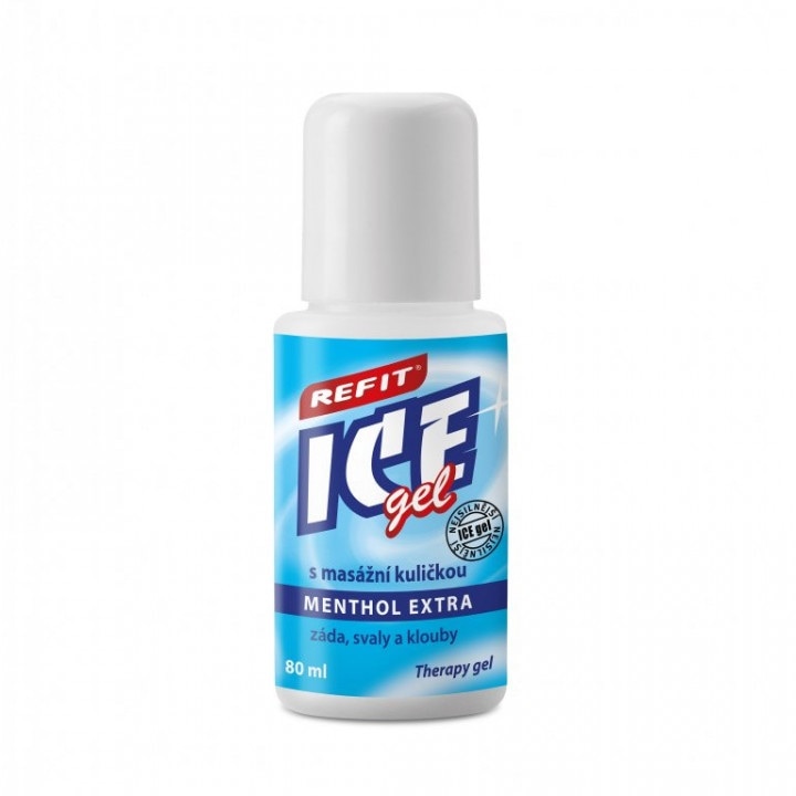 Охлаждащ гел Refit Ice Gel Menthol Extra, Рол-он, 80ml - eMAG.bg