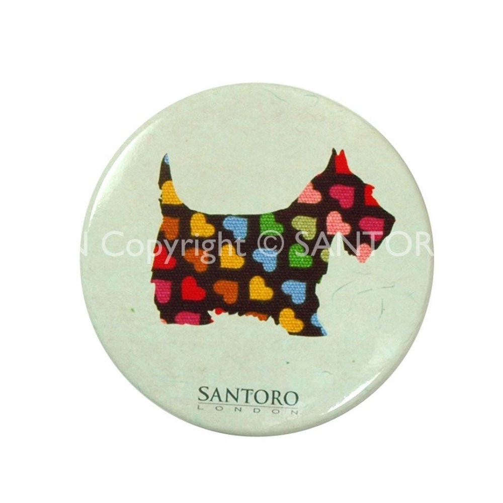 Oglinda de buzunar Eclectic Scottie Dogs