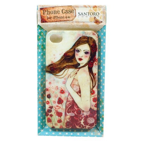 Husa rigida Eclectic pt iPhone 4/4s -Poppies in the Sky