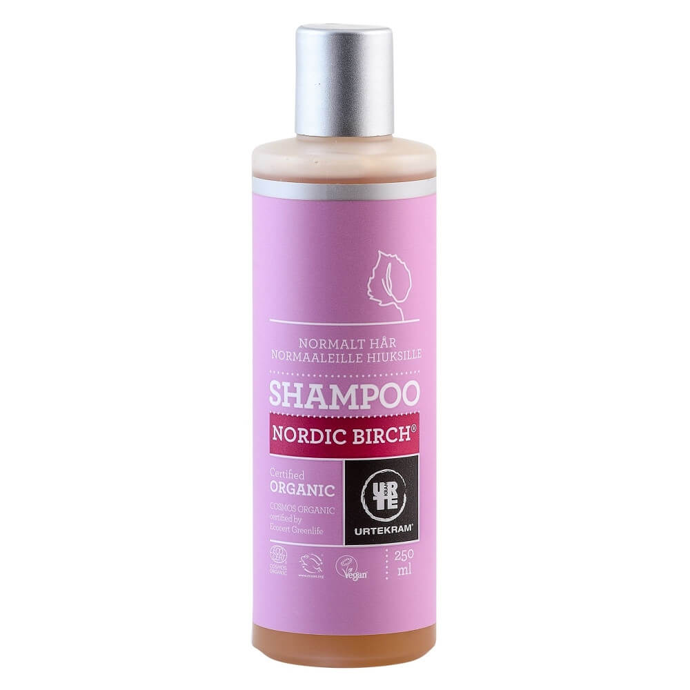 Sampon cu mesteacan pentru par normal, Urtekram Nordic Birch, bio, 250 ml