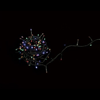 Ghirlanda luminoasa decorativa Craciun, WELL, 240 LED-uri multicolore cu jocuri de lumini, cablu verde Ghirlanda luminoasa decorativa Craciun, WELL, 240 LED-uri multicolore cu jocuri de lumini, cablu verde