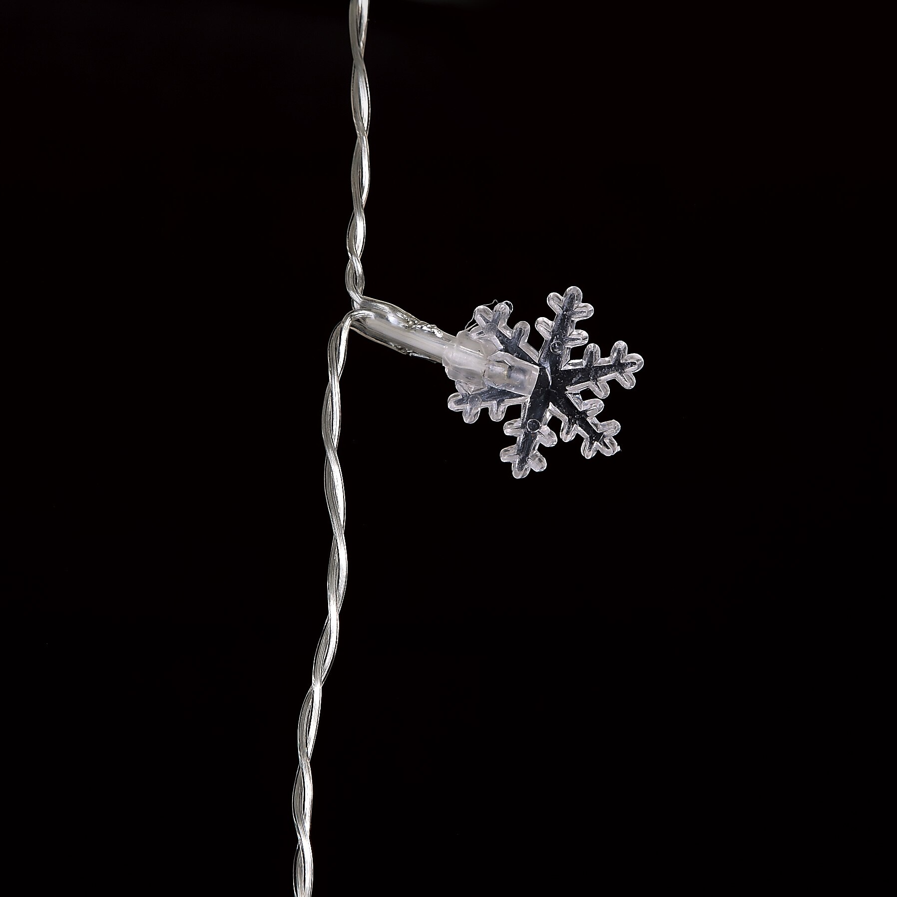 Instalatie luminoasa Craciun, WELL, 90 LED-uri albe, lumina calda, cablu transparent