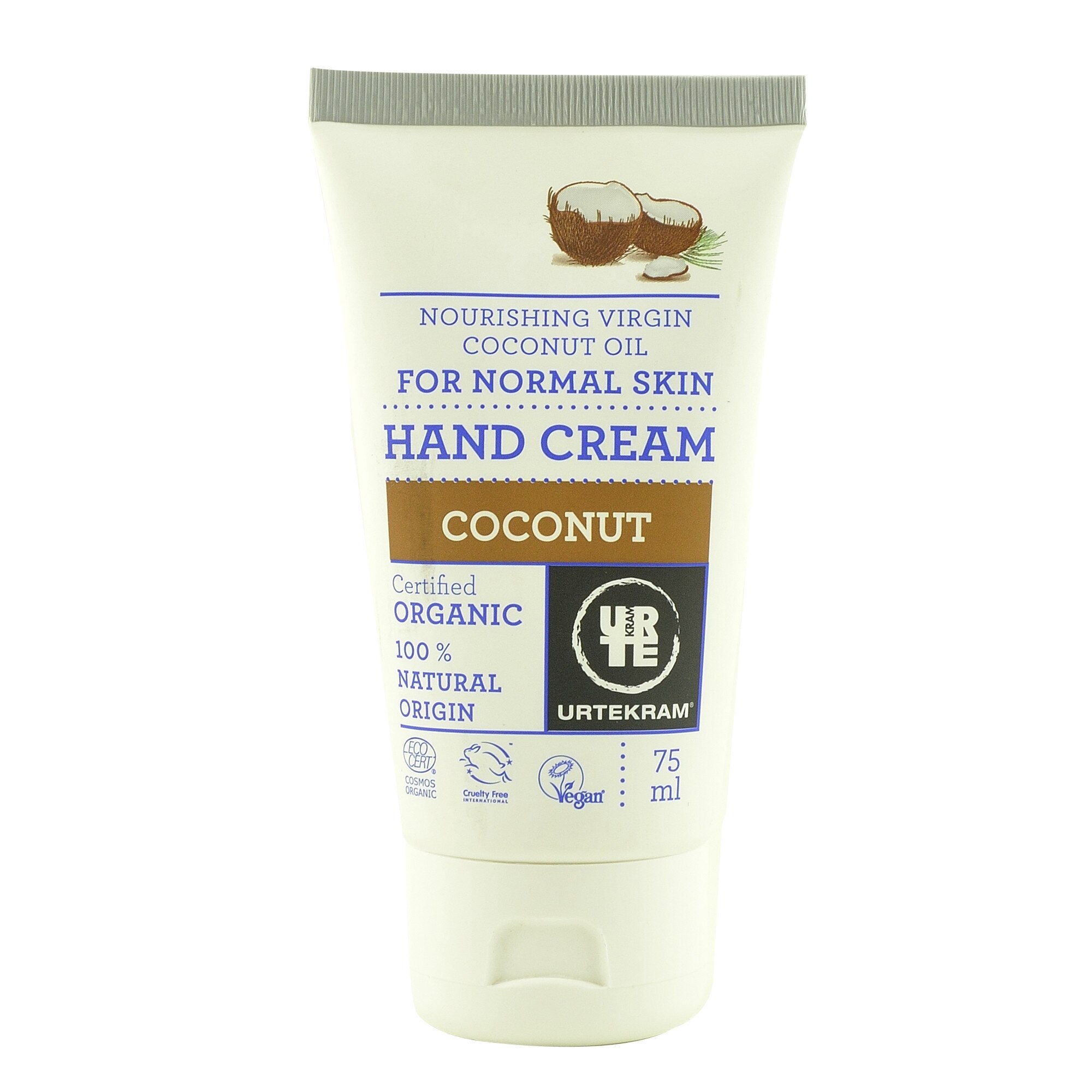 Crema de maini cu nectar de cocos Urtekram Coconut, bio, 75 ml