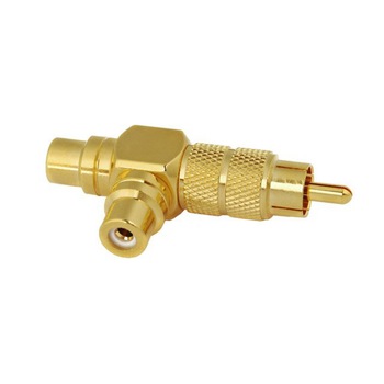 Conector Adaptor RCA-RCA Kacsa Audio RP-71G Conector Adaptor RCA-RCA Kacsa Audio RP-71G
