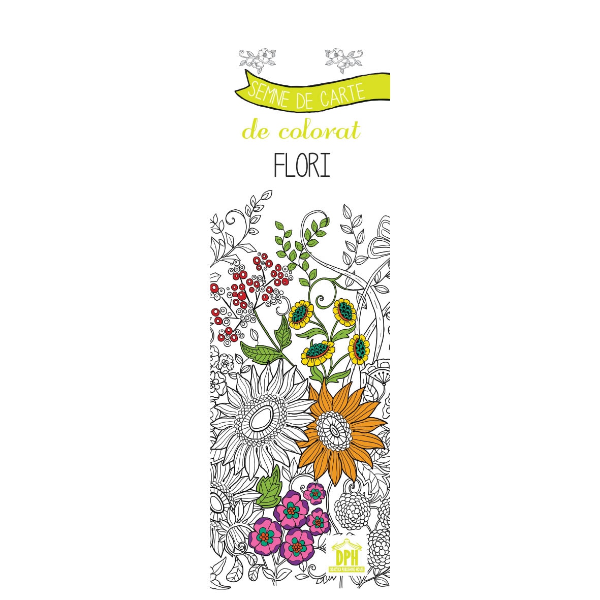 Colorez Semnele Mele de Carte - Flori