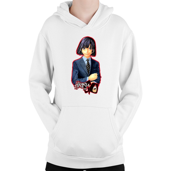 Hanorac copii Hikaru no Go Akira Classy Vintage Player Michiko Yokote Shounen, Alb