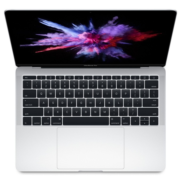 Laptop Apple MacBook Pro 13 cu procesor Intel® Dual Core™ i5 2.30GHz, 13.3", Ecran Retina, 8GB, 128GB SSD, Intel® Iris Plus Graphics 640, macOS Sierra, INT KB, Silver