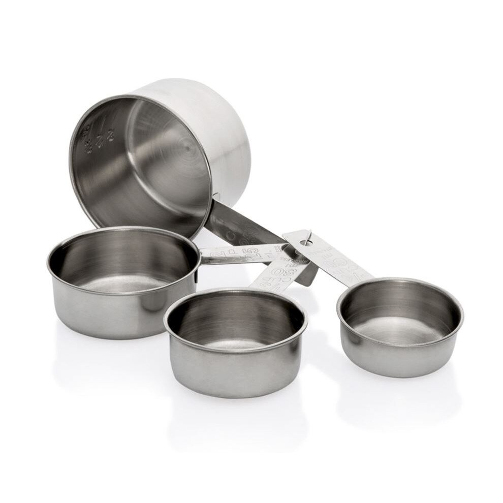 Set cupe inox pentru masurat 60/80/125/250ml