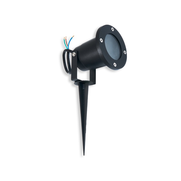 Lampa LED pentru gradina LVT Rosa 1 x GU10, IP54 Putere maxima 35W Negru