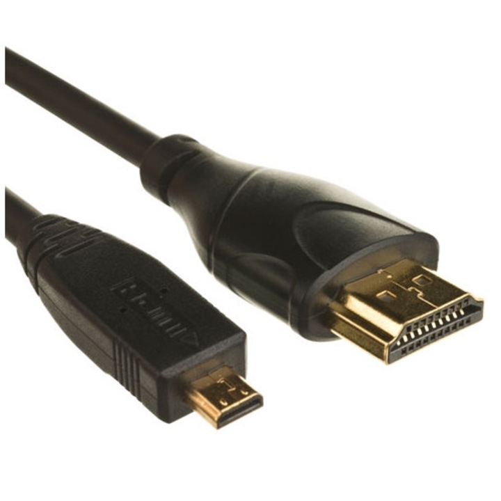 Cablu HDMI, Digital One, microHDMI, 1.5 m, Negru