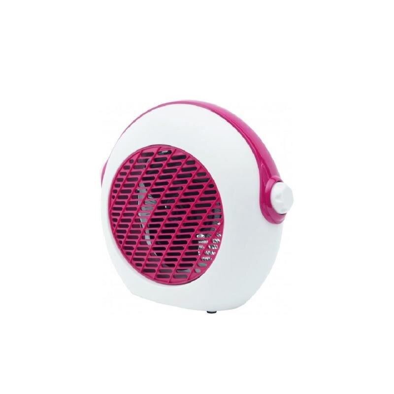 Aeroterma electrica portabila, Home FK 37/RD, 2 trepte de putere, 2000 W, alb/rosu