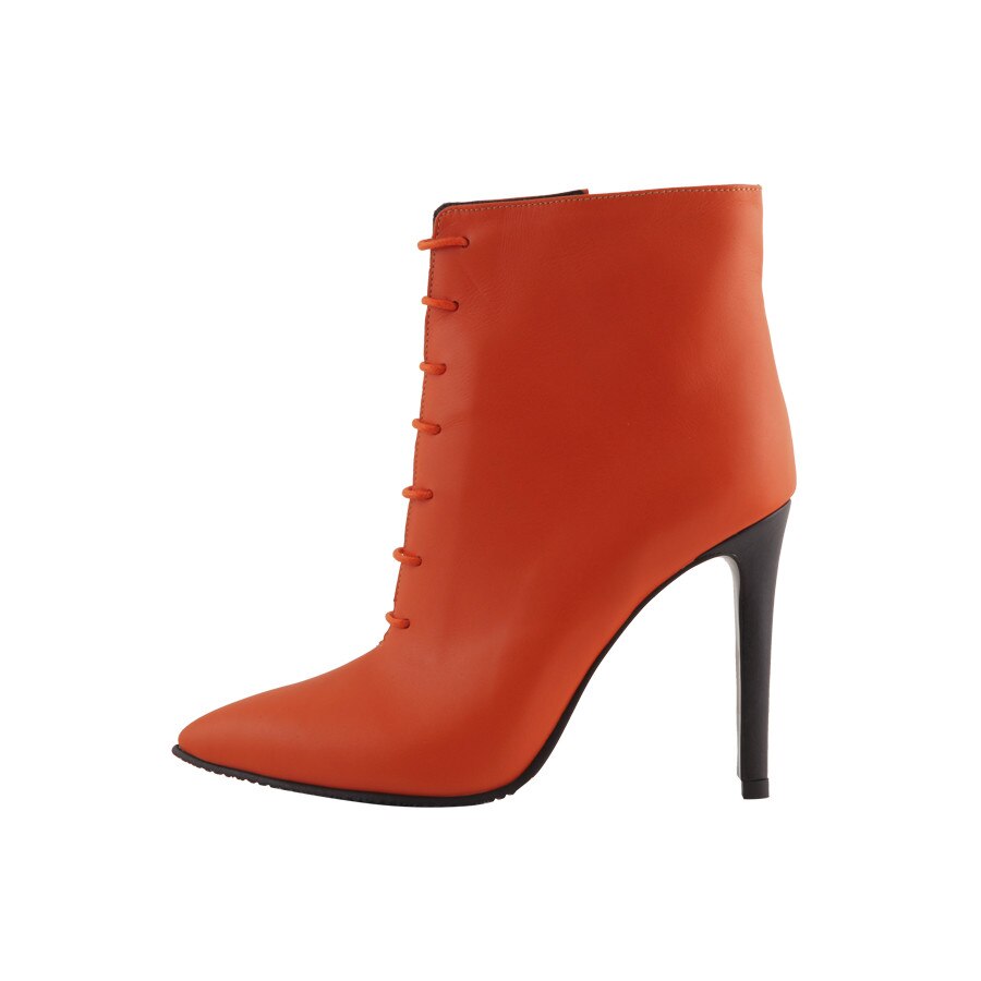 Botine Orange de dama Hotstepper Statement Orange Feel, Orange