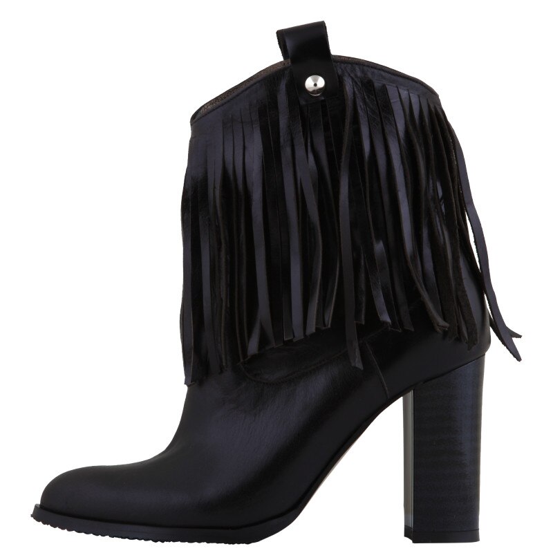 Botine Negru de dama Hotstepper Western Hot West, Negru