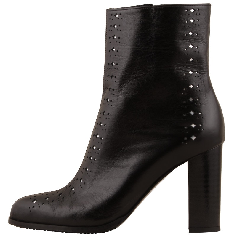 Botine Negru de dama Hotstepper Silver Edge, Negru