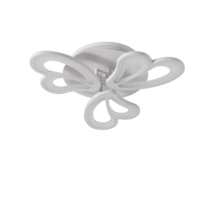 Lustra led moderna slim model deosebit Lustra alb led inclus 3 Functii Telecomanda L6666/3