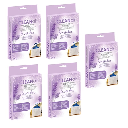 Set 5 sacuteti absorbanti de umiditate Lumi LUXURY®, previne mucegaiul si umiditatea, aroma lavanda