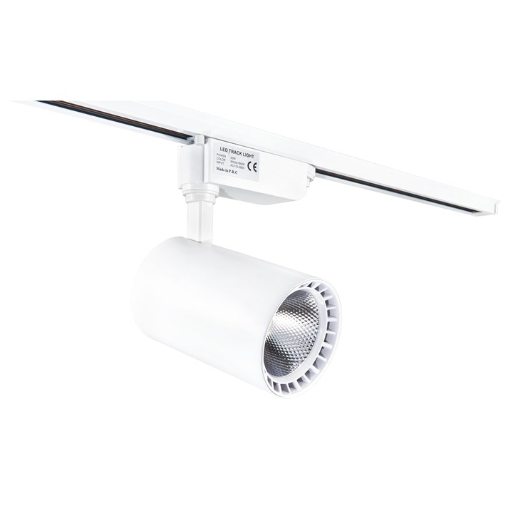 Spot de sina LED Tracklight, Steka Ver.E, 30 W, 6000K, Alb