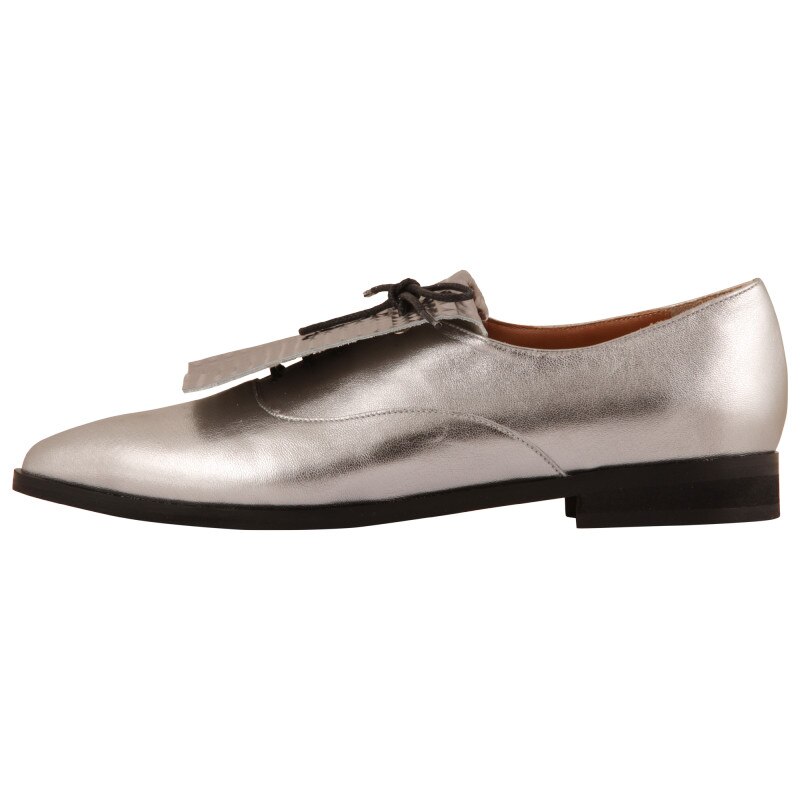 Mocasini Argintiu de dama Hotstepper M7 Interstellar, Negru