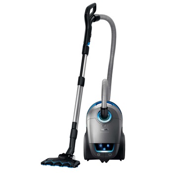Aspirator cu sac Philips FC8955/09, 750 W, 4 l, Tub telescopic, Perie TriActive LED, Filtru Antialergic ECARF, Gri Aspirator cu sac Philips FC8955/09, 750 W, 4 l, Tub telescopic, Perie TriActive LED, Filtru Antialergic ECARF, Gri