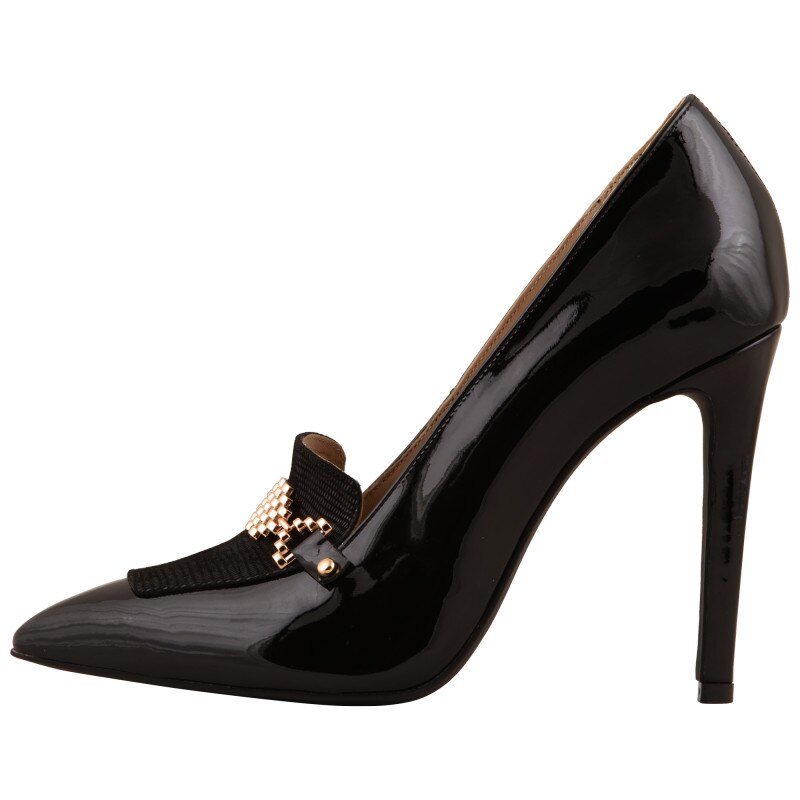 Pantofi Negru de dama Hotstepper Posing Ultrablack, Negru