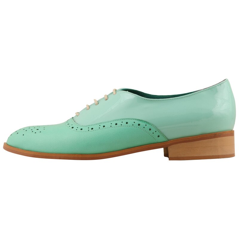 Mocasini Verde de dama Hotstepper M7 Aquamarine, Verde