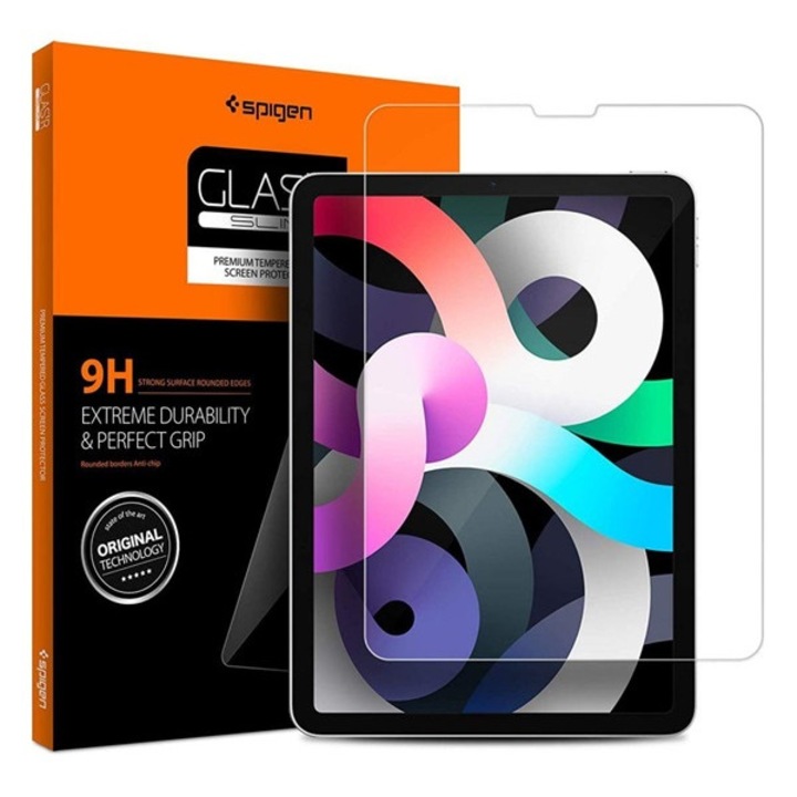Apple IPAD Air 2022 / IPAD Air 2020 (Air 4) / IPAD Pro 11 (2021) Spigen slim képernyővédő üveg (2.5d, extra karcálló, tokbarát, ultravékony, 0.2mm, 9h) átlátszó