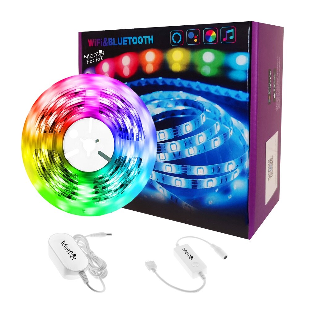 Интелигентна LED лента RGBW Mentor CR95 WiFi, 5 м, 300 LED, A++, IP65 ...
