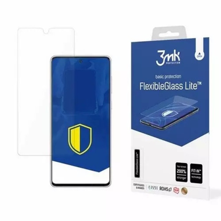 Стъклен Протектор 3MK FlexibleGlass Lite, за Samsung Galaxy A73 5G, Прозрачен