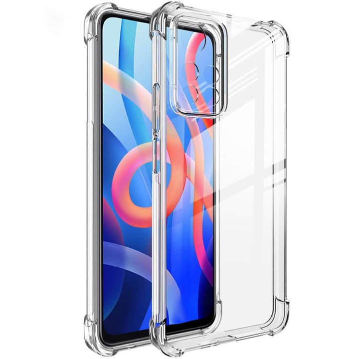 Husa Anti-Soc pentru Xiaomi Redmi Note 11, Transparent