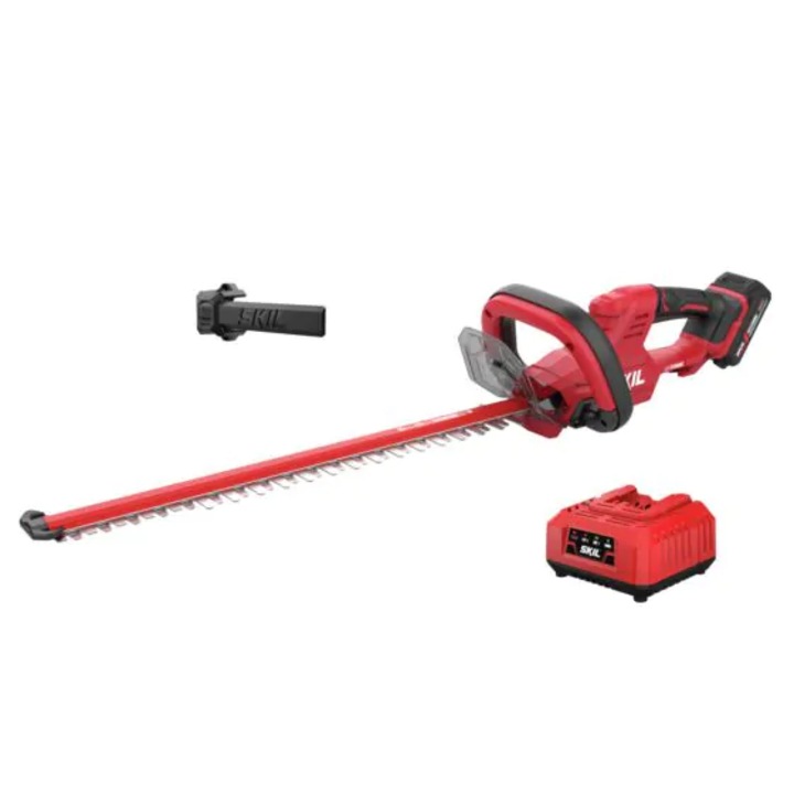 SKIL RED 0430AA Akkumulátoros sövénynyíró, 55cm, 20V Max Li 2,0Ah + 2,4A töltő