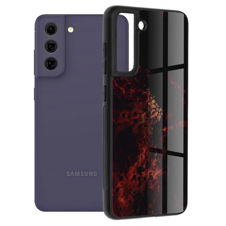 Защитен калъф за Samsung Galaxy S21 FE 5G, Ergonomic, Glaze Series, O3701, Lexgard, Nebula Red