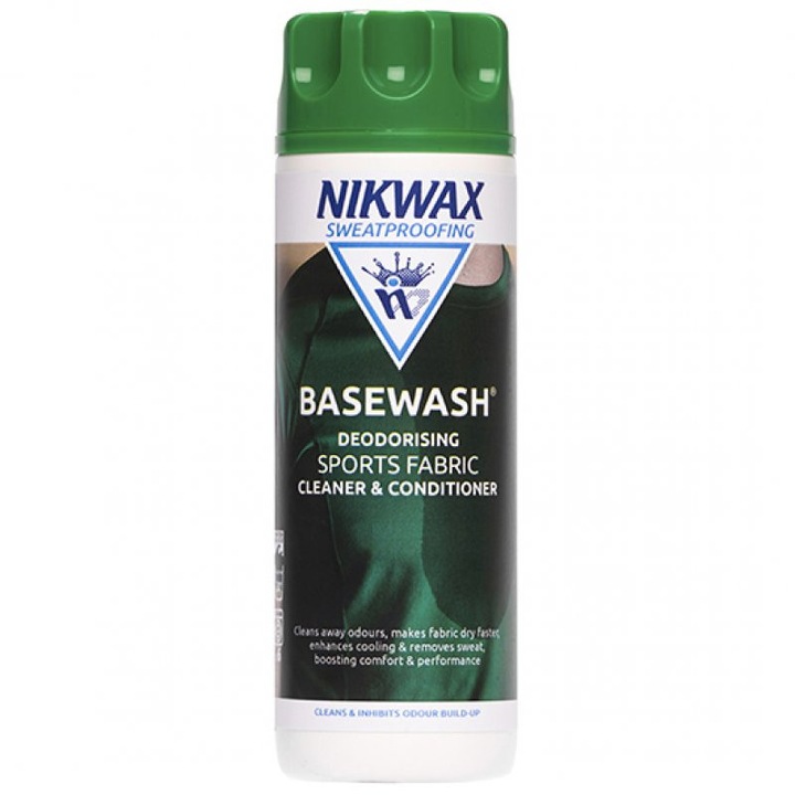 Detergent si balsam dezodorizant pentru curatare textile outdoor, 300Ml, Basewash, Nikwax