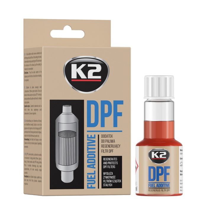 Aditiv filtre particule, K2, DPF, 50 ml, Maro