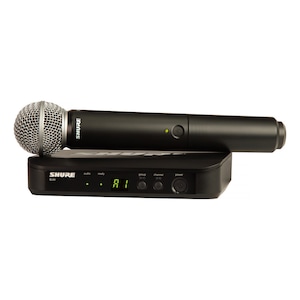 Sistem profesional wireless original Shure BLX24/SM58, microfon si receiver