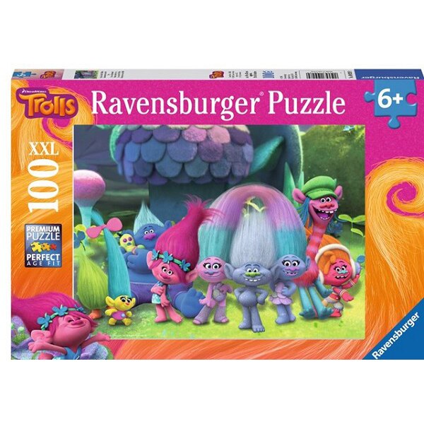 Puzzle Ravensburger, Trolls, 100 piese