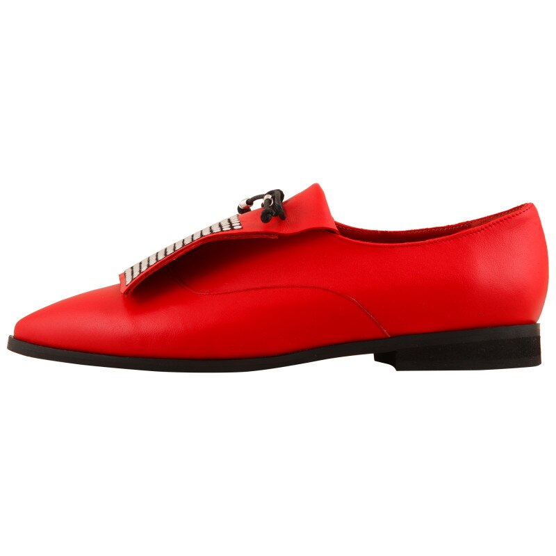Mocasini Rosu de dama Hotstepper M7 - Red Stoplight, Rosu