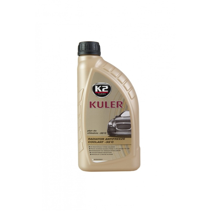Течност за радиатори, K2, KULER LONG LIFE, -35 °C, 1 L, Безцветна