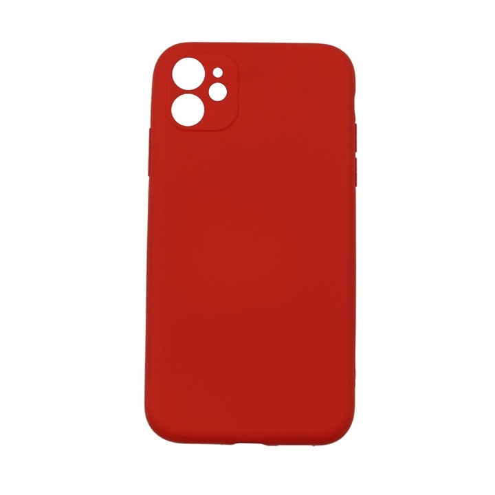 Flippy защитен калъф, съвместим с Apple iPhone 12 Liquid Silicone Case Red