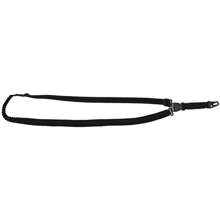 Centura pentru pistol Parachute Cord, Poliester, Lungime reglabila, Negru