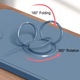 Flippy védőtok, kompatibilis az Apple iPhone 11 Pro, liquid szilikon gyűrűvel forgatható kitámasztó Világoskék