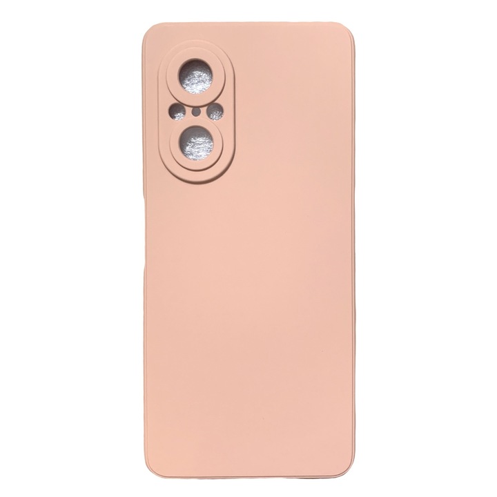 Тънък силиконов калъф с микрофибър отвътре, съвместим с Huawei Nova 9 SE / Nova 9 SE 5G / пясъчно розов
