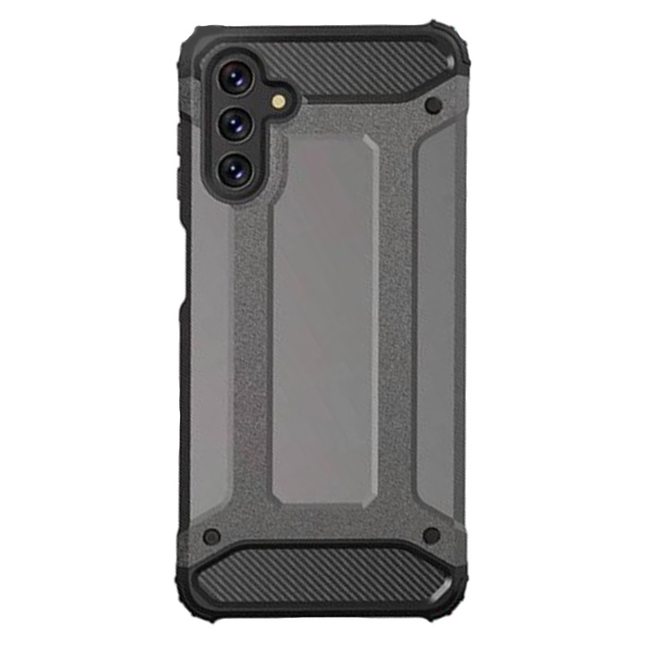 Husa de protectie compatibila cu Samsung Galaxy A13 5G, Next Level Hybrid, Silicon TPU, Armor Shield, Negru