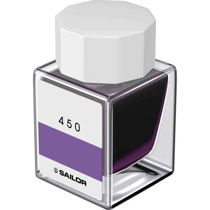 Calimara cerneala SAILOR, Studio, 450 Purple - 20 ml